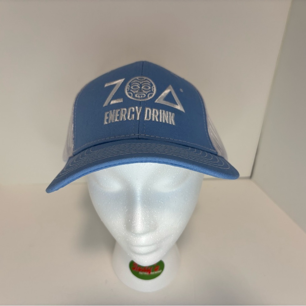 Zoa Energy Drink Blue Trucker Hat